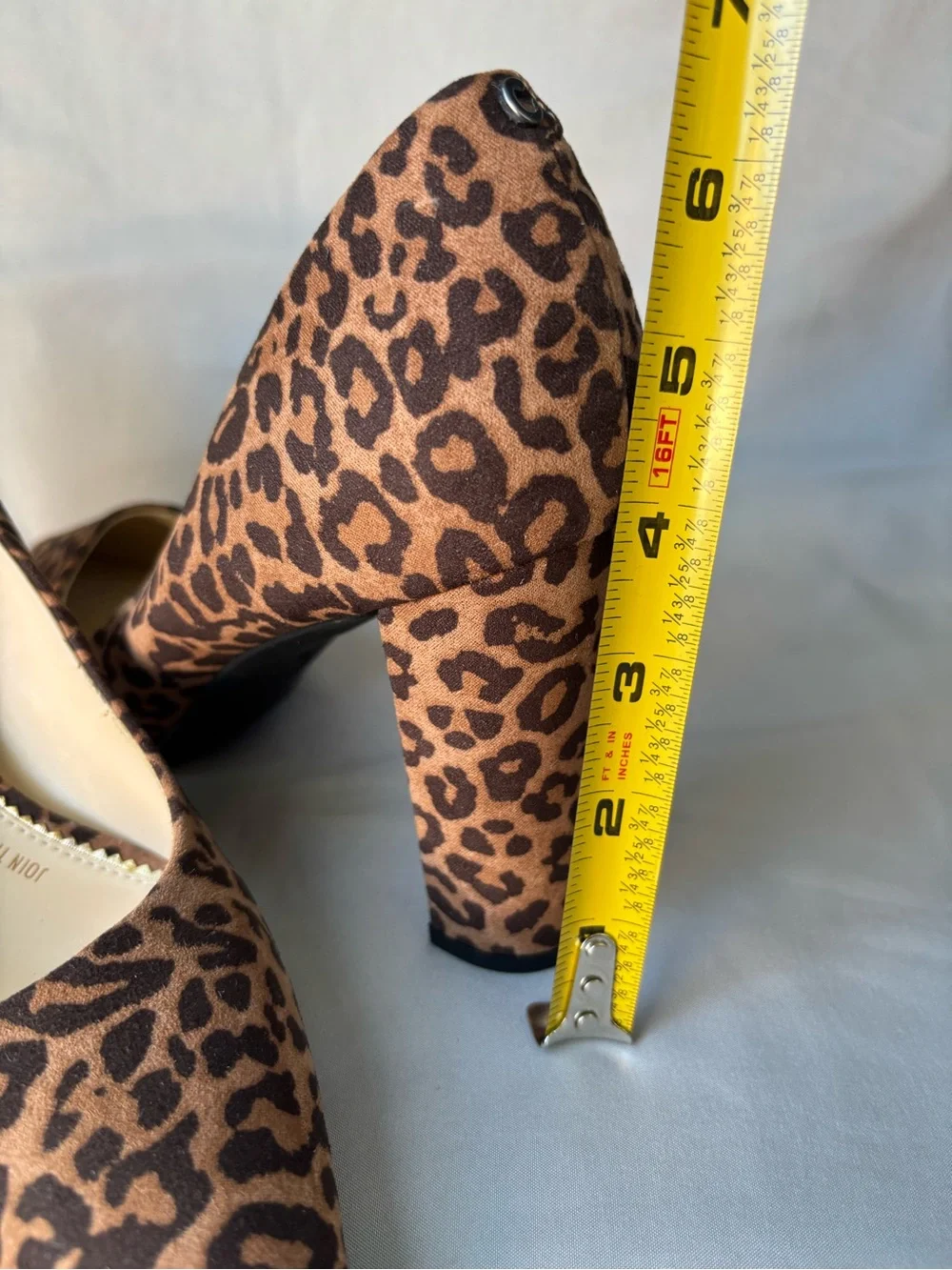 Circus by Sam Edelman Leopard Print Pointed Toe Pumps - Brown/Black Size 10